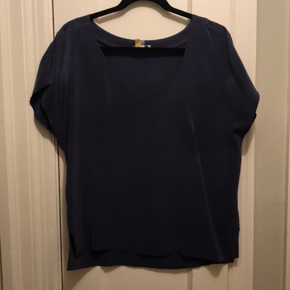Navy blue blouse